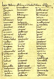 Kapitel LXX des Capitulare de villis vel curtis imperii