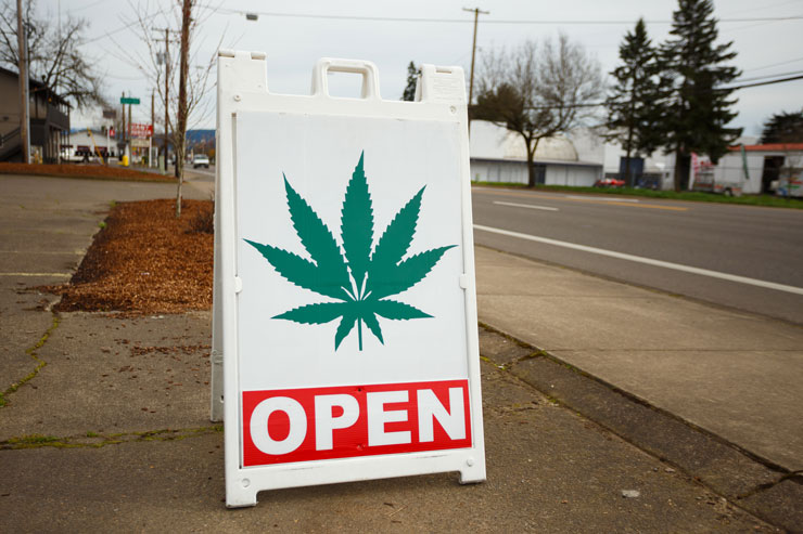 Marijuana dispensary in Oregon