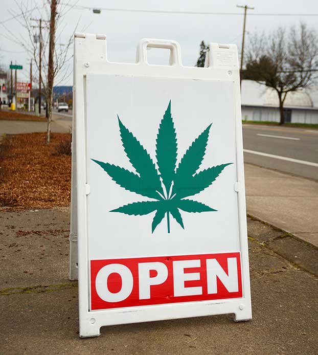 Marijuana dispensary in Oregon