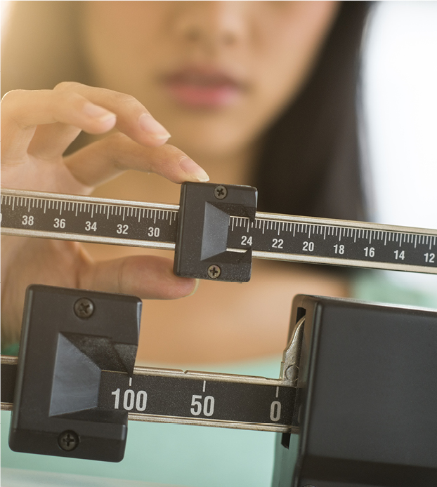 Stepping on the scale