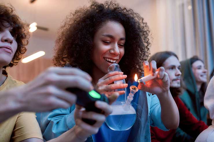 Effects of second hand marijuana smoke