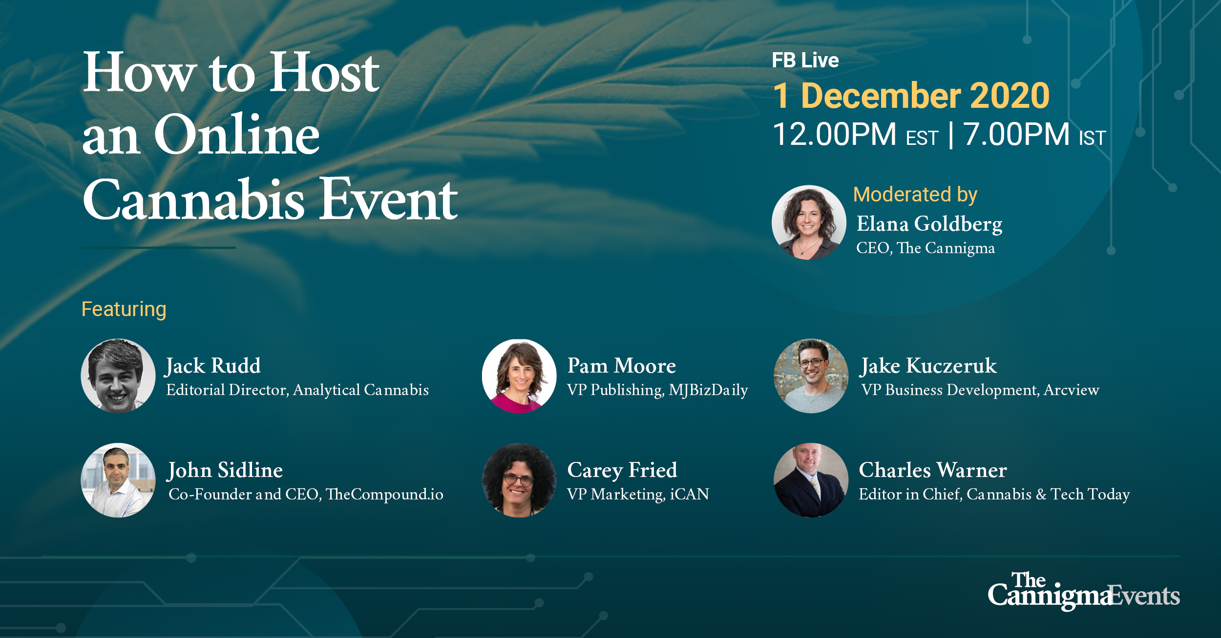 Cannabis Events Webinar