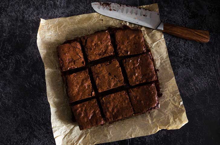 Pot brownie squares