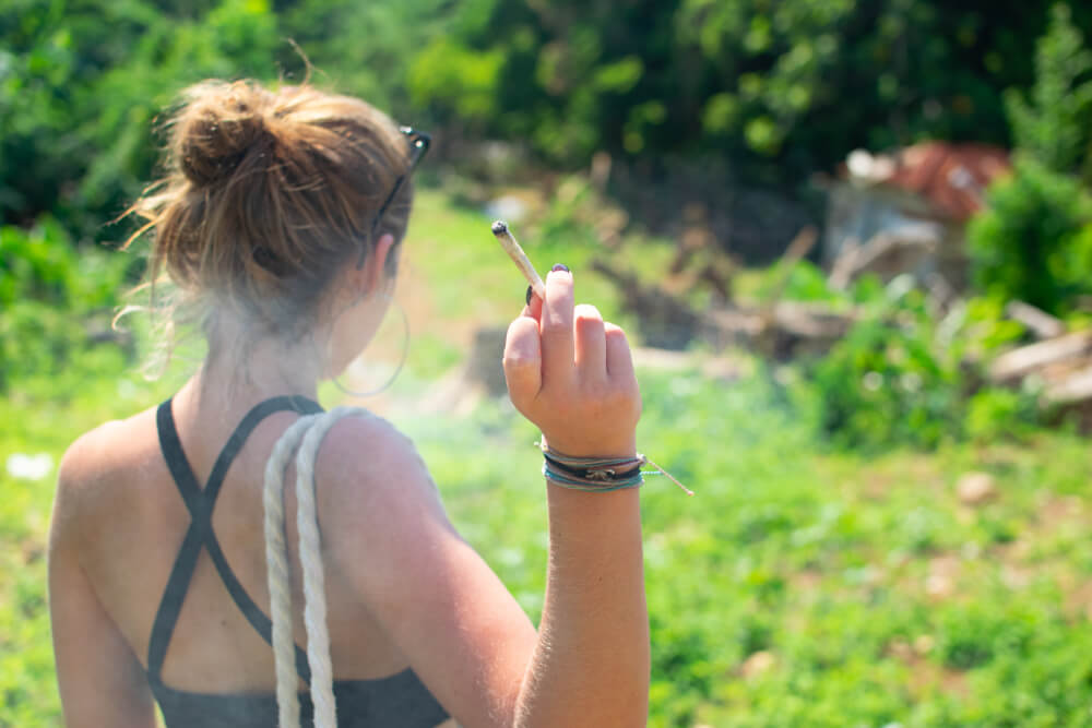 smoking cannabis in Jamaica