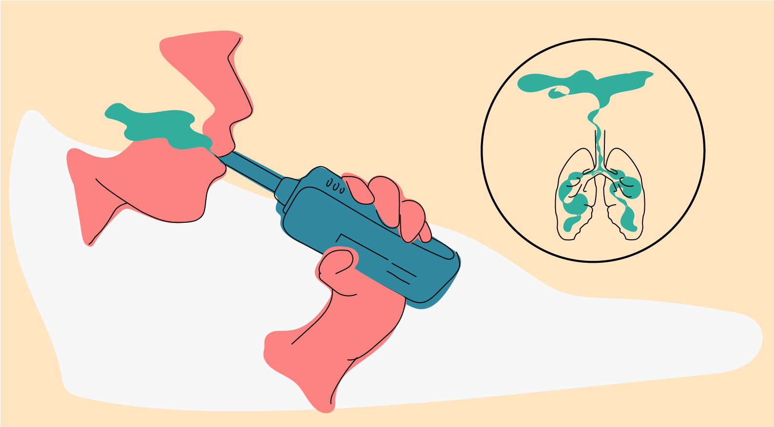How to use a weed vaporizer: inhale