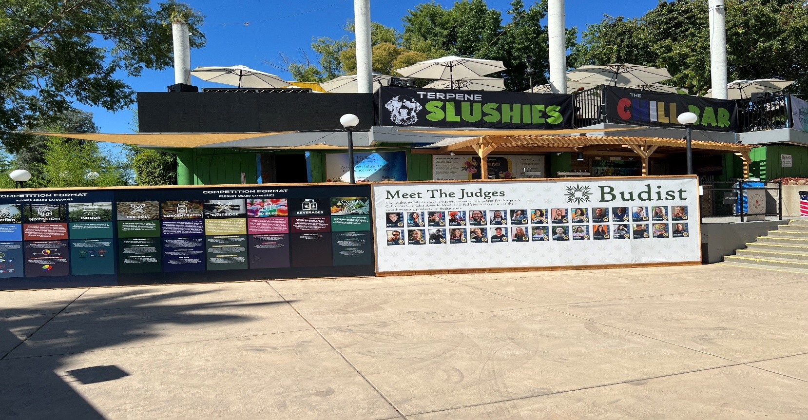Display and consumption area