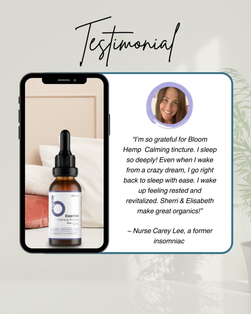 3 Calming Tincture Testamonial