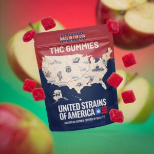 20mg Sour Apple Delta 9 THC Gummies